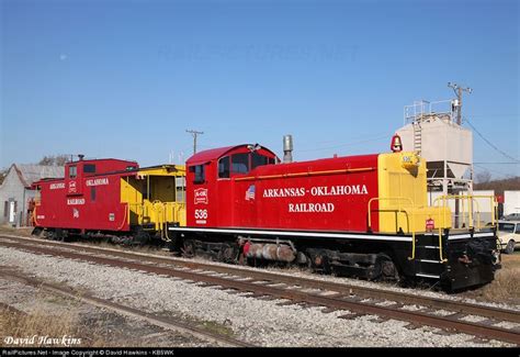 Aok 536 Arkansas And Oklahoma Railroad Emd Sw1 At Wilburton Oklahoma By
