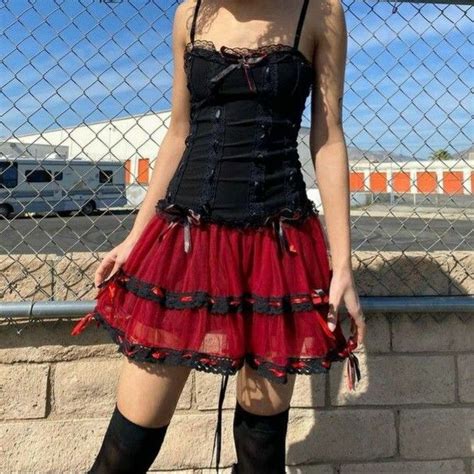 Trashysoda Cosplay Aesthetic Clothes Sleeveless Dress Cute Outfits