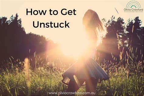 How To Get Unstuck Olivia Crawford