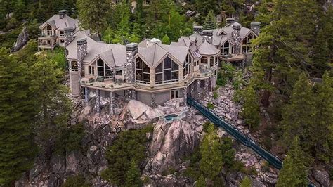 Lake Tahoes 64m Castle On The Hill Is Nevadas Most Expensive Home