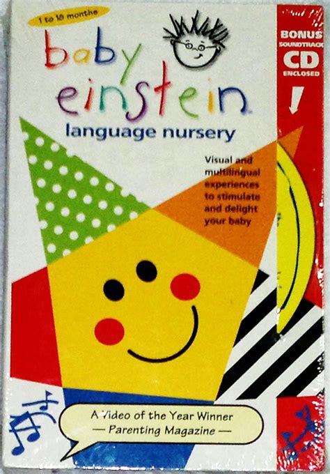 Jp Baby Einstein Language Nursery Wcd Vhs Import Dvd