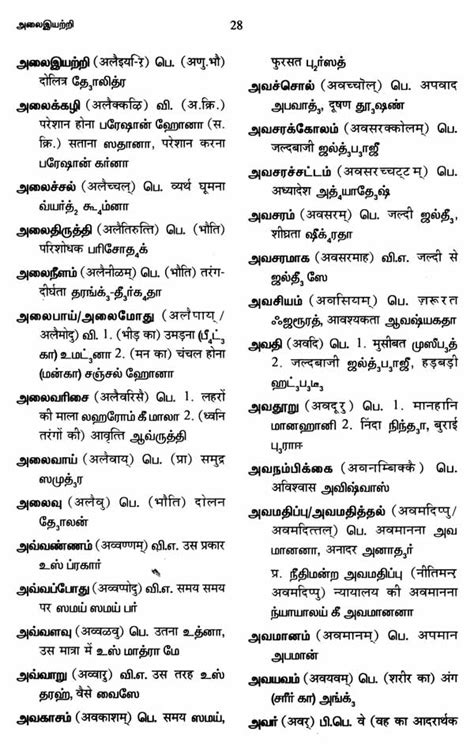 तमिल हिंदी व्यावहारिक लघु कोश Tamil Hindi Practical Dictionary