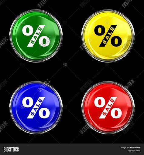 Multicolored Buttons Image And Photo Free Trial Bigstock