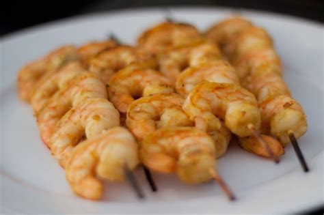 I have marinated shrimp overnight and they were fine. Shrimp Satay | How to eat paleo, Recipes, Seafood recipes