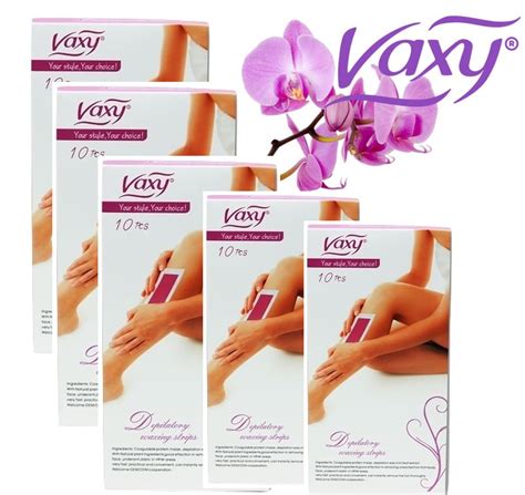 Vaxy Wax Ready To Use Full Body Waxing Strips Normal Sensitive Dry Skin 50 100 Vaxy
