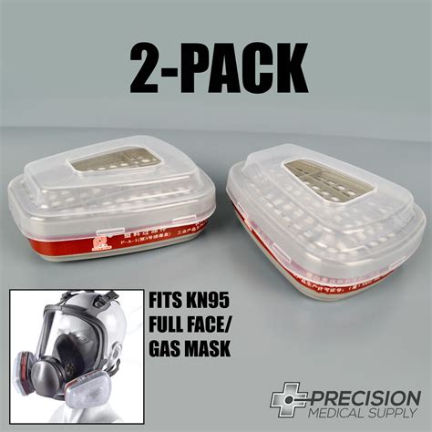 Medical Grade Kn95 Full Face Mask And Gas Mask Cartridges Refills