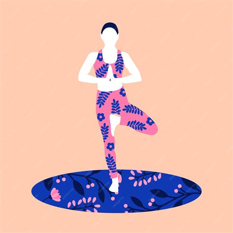 Premium Vector Modern Minimalist Yoga Silhouette Illustration