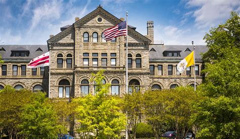 Mcmahon Hall Of The Catholic University Of America Catholic Stock Photo