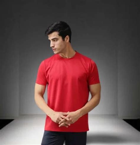 Fancy Polyester T Shirts For Men Printed Polyester T Shirts Polyester T Shirts For Gym मेन्स