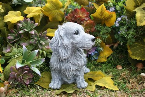 Dog Angel Statue Long Haired Dachshund Pet Etsy