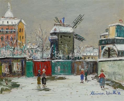 Utrillo Maurice Moulin De La Cityscape Sothebys