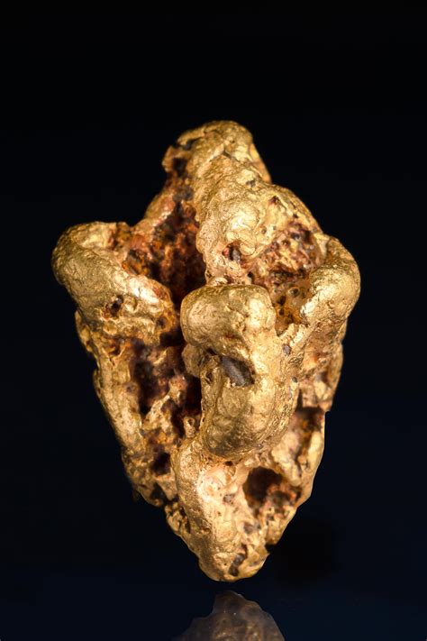 Intricate And Textured Natural Gold Nugget From California TM1135