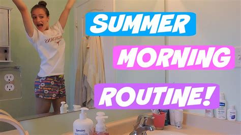 My Summer Morning Routine 2015 ☼ Youtube