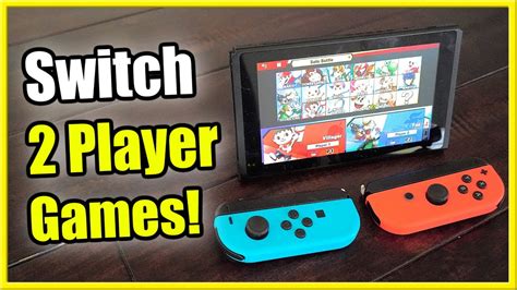 How To Play 2 Player Coop Games On Nintendo Switch Joy Con Tutorial
