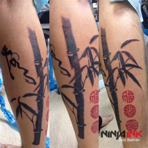 Brush Bamboo Work By Nini Beltran Ninja Ink Tattoo Vietnam Hanoi