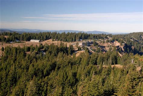 Rim Village From Above In Crater Lake Np 2009 Dave Harrison From