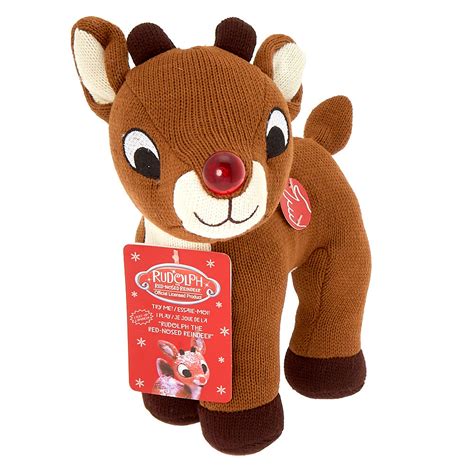 Rudolph The Red Nosed Reindeer Singing Plush Toy Claires