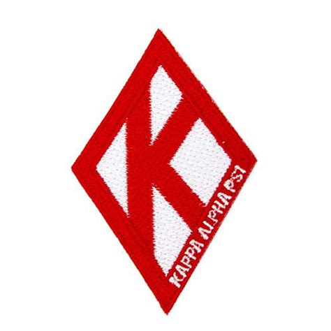 Kappa Alpha Psi Fraternity Diamond W Group Name Embroidered Appliqué