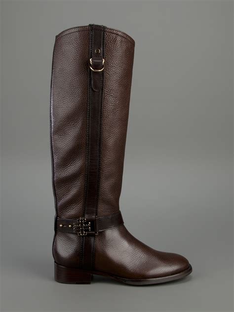 Tory Burch Riding Boot In Brown Lyst