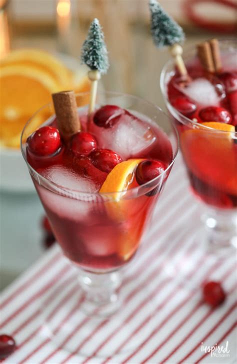 Sweet vermouth, 2 bar spoons raspberry. 12+ Must-Try Christmas Cocktail Recipes for the Holidays