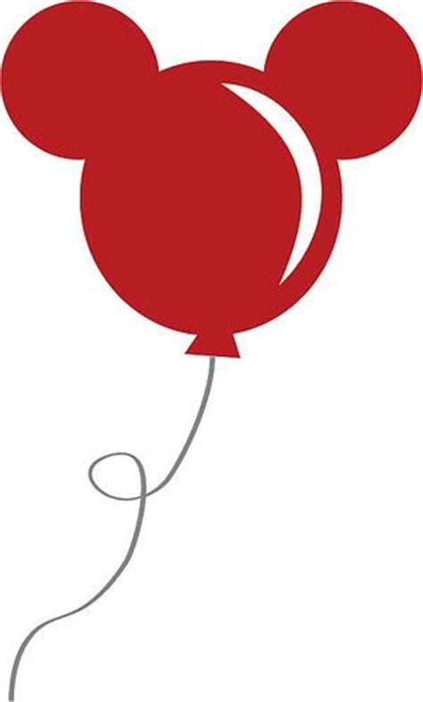 Mickey Balloon The Craft Chop Svgs The Craft Chop Pinterest