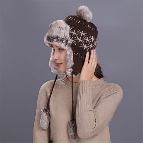 Buy 2017 New Fahion Women Winter Warm Hat Female Trend