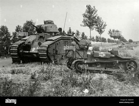 World War Ii France Tanks B1 Bis Char B1 Bis Tank 534 Named