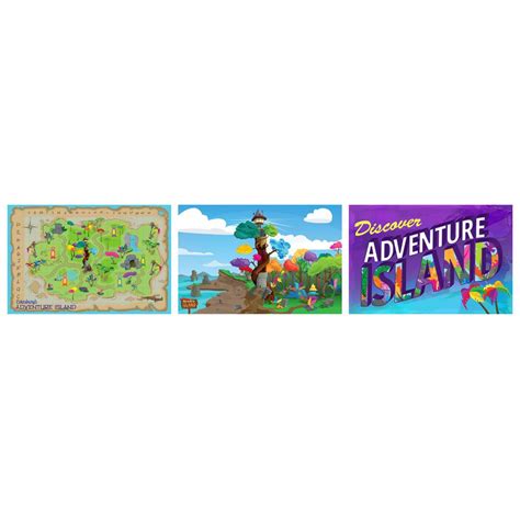Decorating Mural Package 9 Panels 6 X 27 Discovery On Adventure