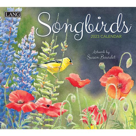 2023 Calendar Songbirds By Susan Bourdet Lang 23991001880 Lang