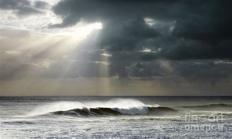 Sun Rays On Ocean Photograph By Carlos Caetano