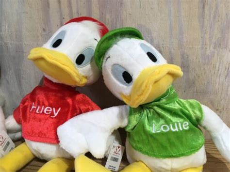 Disney Huey Dewey Louie Plush Ducks Stuffed 15 Lot Of 3 New Ebay