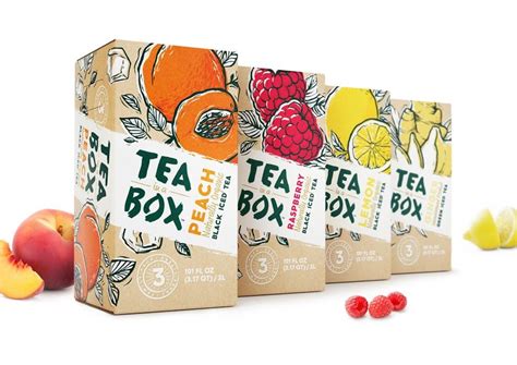 Tea In A Box On Packaging Of The World Creative Package Design