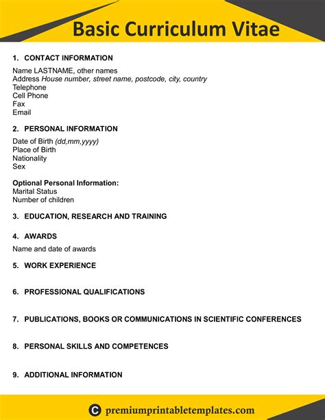 Our cv builder has a selection of great cv templates for you to use. Basic Curriculum Vitae | Curriculum, Resume writing, Job ...