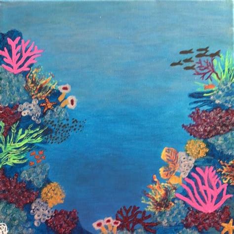 Vibrant Coral Reef Savs Art Paintings And Prints