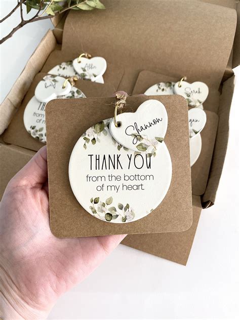 Thank You Keepsakes Personalised Thank You Gift Thank You Etsy