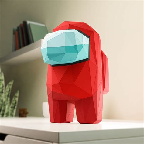 Etsy Papercraft Pdf Papercraft Among Us Images And Photos Finder