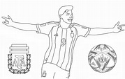 Top 82+ imagen dibujos de futbol para colorear - Thptnganamst.edu.vn
