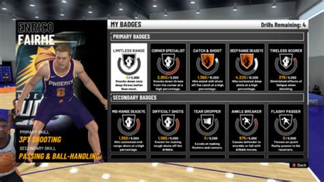 Nba 2k19 Myplayer Training Guide Hold To Reset