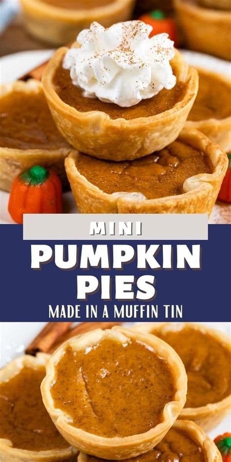 Easiest Mini Pumpkin Pies Ever Crazy For Crust Recipe Pumpkin Pie