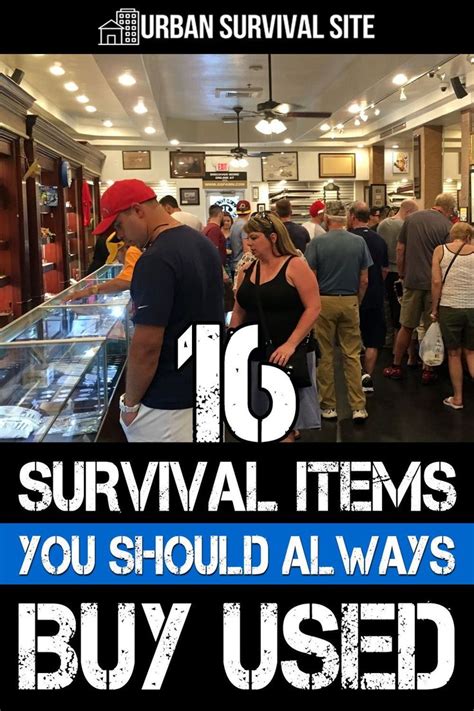 People Standing In Line At A Store With Text That Reads 16 Survival
