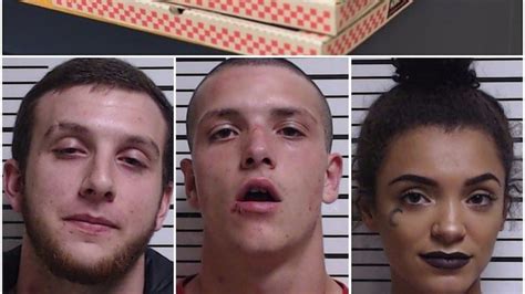 trio accused of robbing delivery driver taking all the pizza