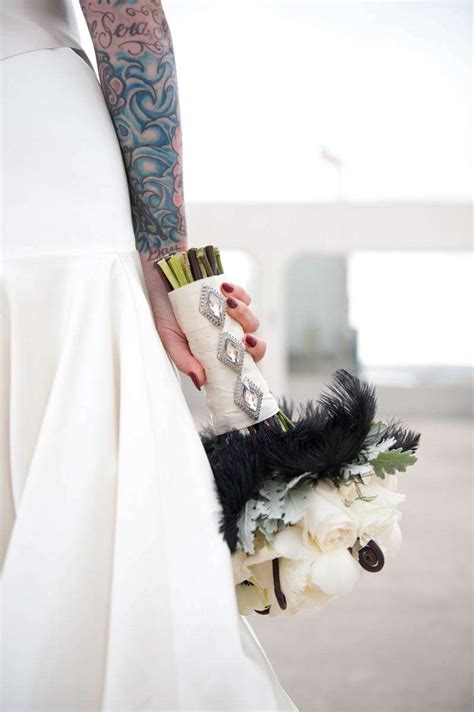 A Hot Tattooed Bride And Her Super Cool Groom · Rock N Roll Bride