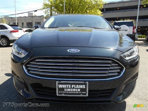 2014 Ford Fusion Se In Deep Impact Blue Photo 2 139733