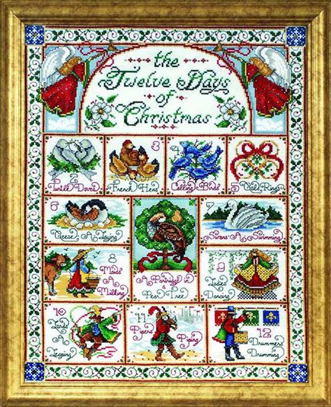 12 Days Of Christmas Cross Stitch Kit By Design Works The Happy Cross