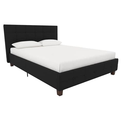 Dhp Rose Upholstered Bed Full 395 In X 585 In X 805 In Black