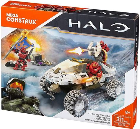 Mega Bloks Halo Mega Construx Ctf Arctic Warthog Set Fdy52 Toywiz