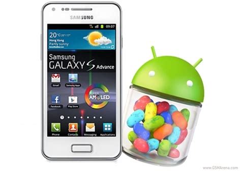 Samsung Galaxy S Advance Gets Android 412 Jelly Bean Update
