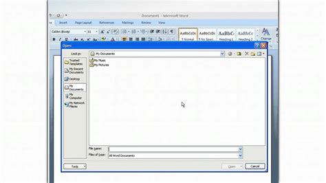 How To Open Templates In Microsoft Word 2007 Asomessenger