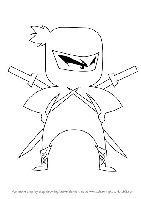 Learn How To Draw Ninja For Kids Ninjas Step By Step Drawing Tutorials