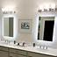 Side Lighted LED Bathroom Vanity Mirror 24 X 36  Rectangular